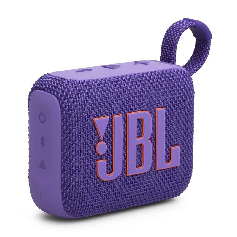 JBL GO 4 Ultra-Portable Bluetooth Speaker with Big JBL Pro Sound and Punchy Bass, PlaytimeBoost, Waterproof Design and 7-Hour Playtime, Purple