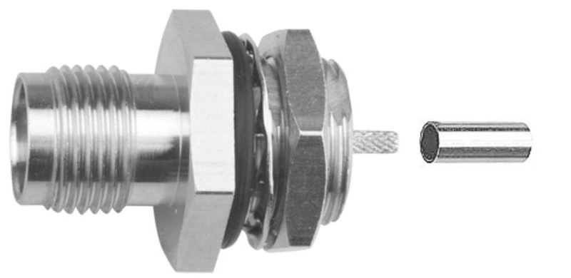 TELEGARTNER Telegärtner J01440A2010 J01440A2010 F-Connector Plug, Straight 50 Inches, Pack of 1 - Image 1
