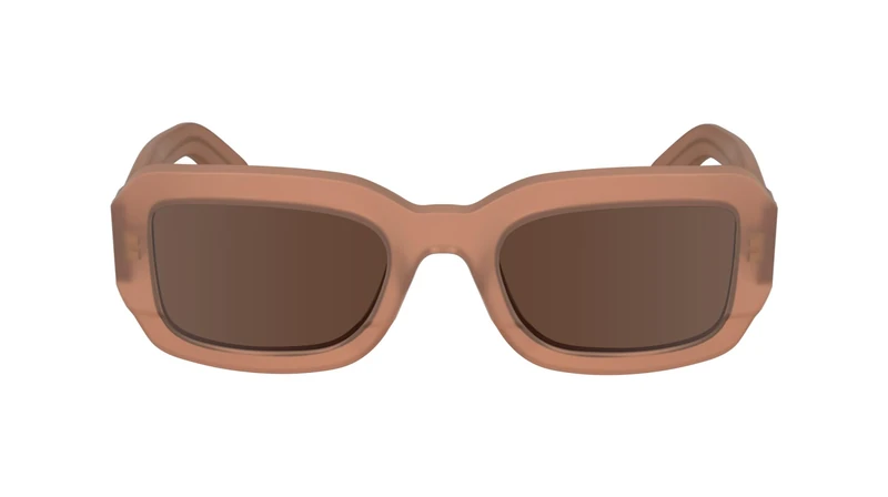 Calvin Klein CK24511S Unisex Sunglasses - Peach with Brown Lens