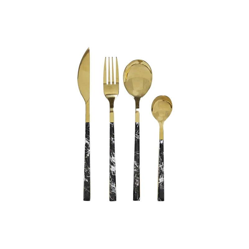 Set of 16 Stainless Steel 2 x 1.2 x 22.5 mm Imitation Marble - Image 1