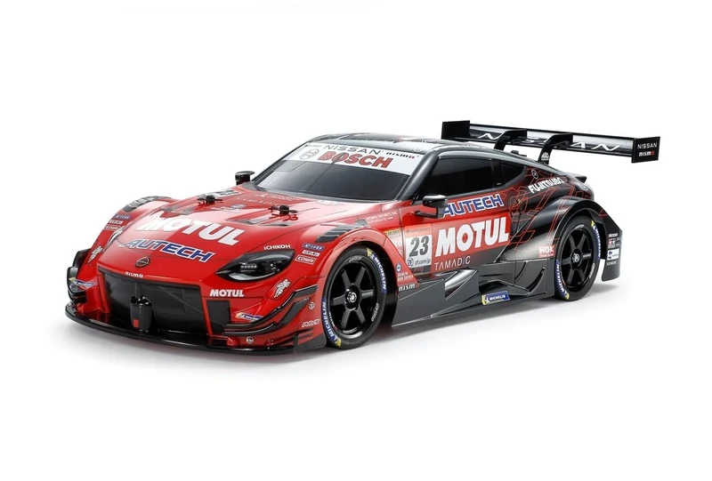 TAMIYA 58735 1:10 RC Motul Autech Z 2023 TT-02 Remote Controlled Car, Vehicle, Model Building, Assembly, Hobby, RC Kit, Unpainted