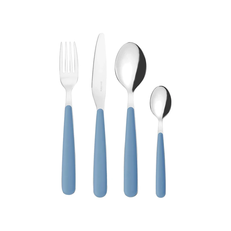 Guzzini - POP Set of 24 Cutlery - Light Blue Sugar Paper - 127500222