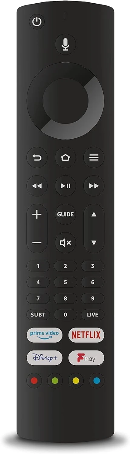 Replacement Remote Control | Alexa Voice Control | Compatible with Currys, JVC, Toshiba, Ferguson & Fire TVs | Universal Toshiba Remote Control | Fire TV Remote Replacement