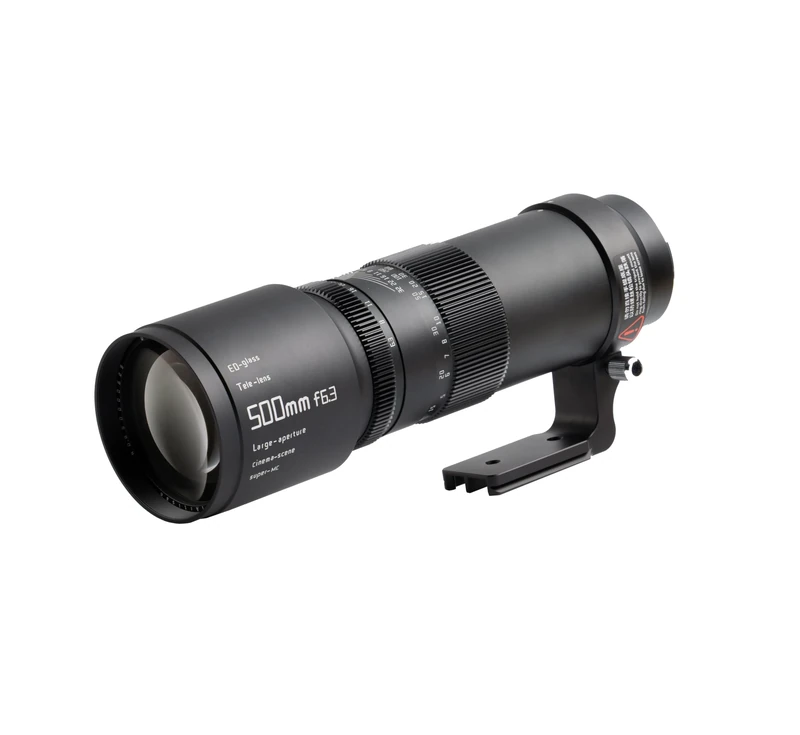 TTArtisan 500mm F6.3 Metal Bodied Telephoto Lens Compatible with Canon EF Mount - Black