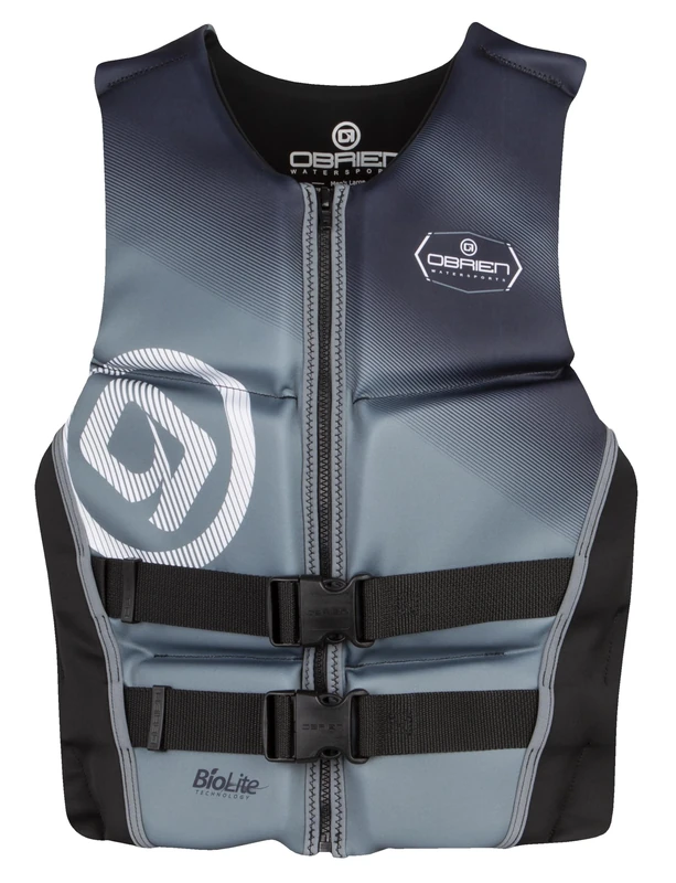 O'Brien Men's Flex V-Back Life Jacket - US Coast Guard Approved Level 70 Buoyancy - Water Sports Activity Including Boating, Paddle, Skiing, Surfing & Swimming