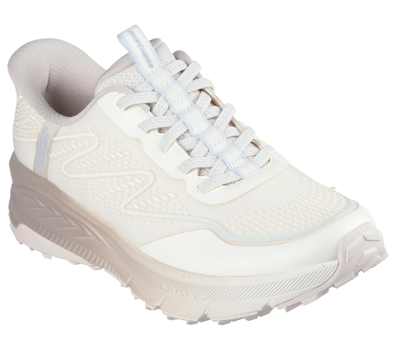 Skechers Women's Switch Back Mist Slip-On Sneakers, Natural Textile/Synthetic/Trim, 3 UK - Image 1