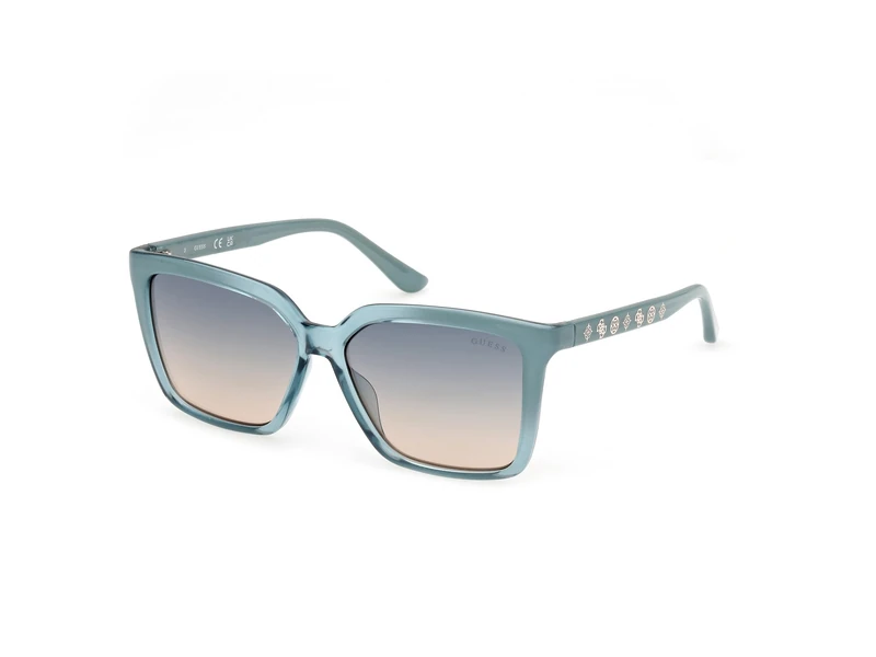 GUESS Women's Sunglasses Sunglasses, 55, Injected