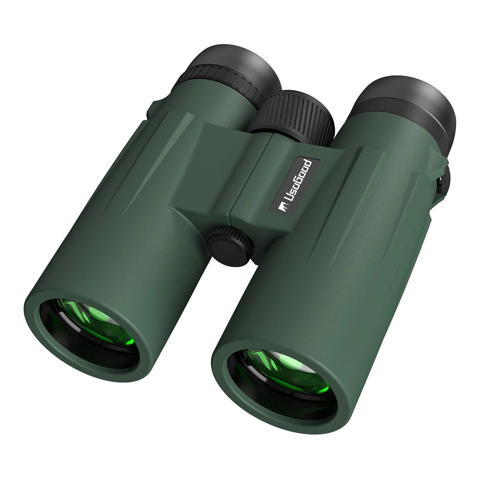 usogood High Power 12x50 Binoculars for Adults with BaK-4 Prisms & FMC Lens, Waterproof Green Binoculars for Bird Watching Stargazing Hunting Hiking and Traveling