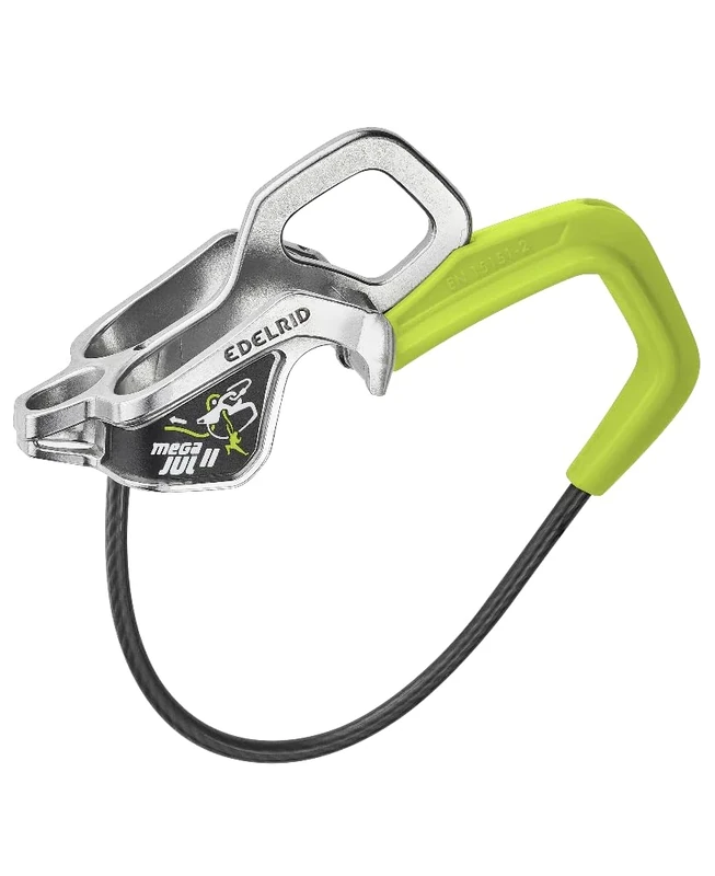 EDELRID Unisex - Adult Mega Jul II Fuse Device, Slate, One Size