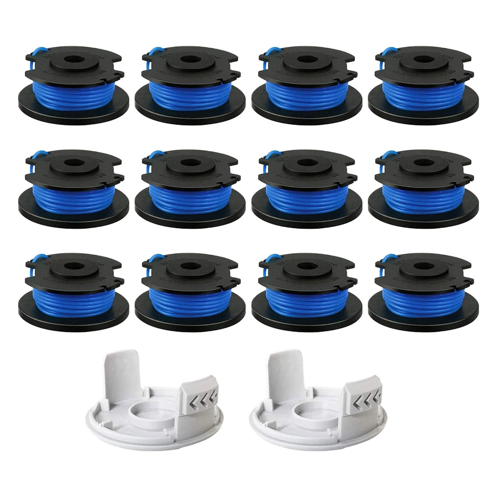 String Trimmer Replacement Spool Line, Compatible with Ryobi One+ AC14RL3A, Olt1832 Rac124, 0.065"/1.6mm Strimmer Line Replacement for Ryobi 18V 24V 40V Strimmer, Cordless Trimmer Line 11ft (14PCS)