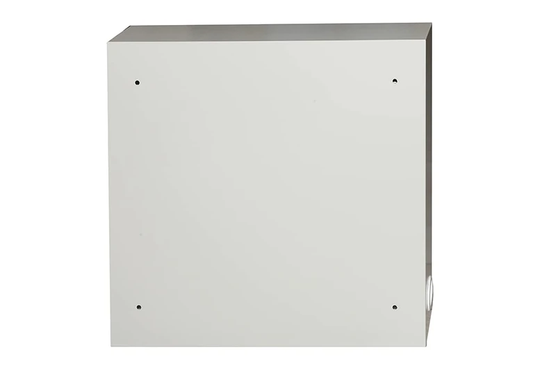 Connetto - Wall box dvr/nvr 2 locks with opening shelf and adjustable locks, VESA mount for monitor included light grey