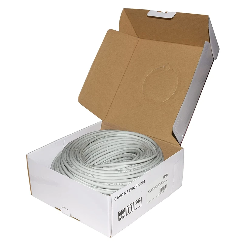 Connetto - halogenfree flexible halogenfree network cable category 6a unshielded UTP AWG24 grey mt.100