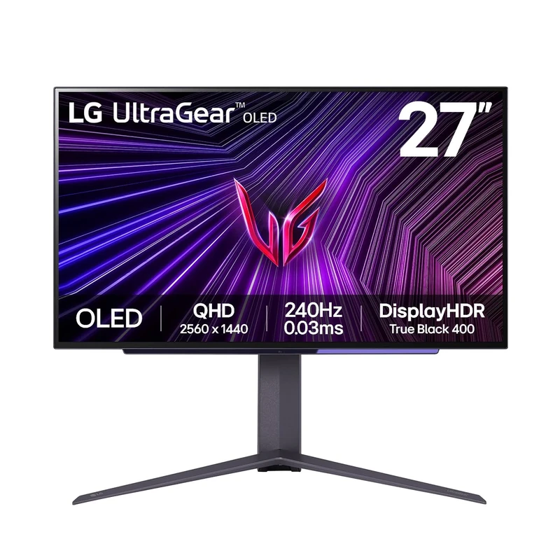 LG OLED 27GS95QE 27" QHD 240Hz Monitor - HDR10, G-Sync, FreeSync