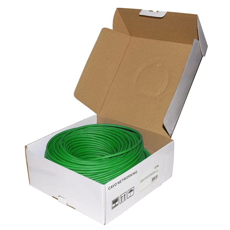 Connetto - halogenfree flexible halogenfree network cable category 6a unshielded utp awg24 green mt.100