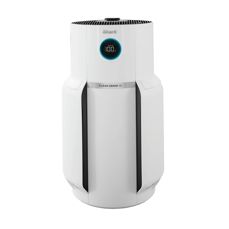 Shark NeverChange up to 5 years Max Indoor Air Purifier, Covers 130 m², HEPA Filter 5 Years, Capture 99.97% Allergens, Automatic Mode, Silent, LED, White HP300EU