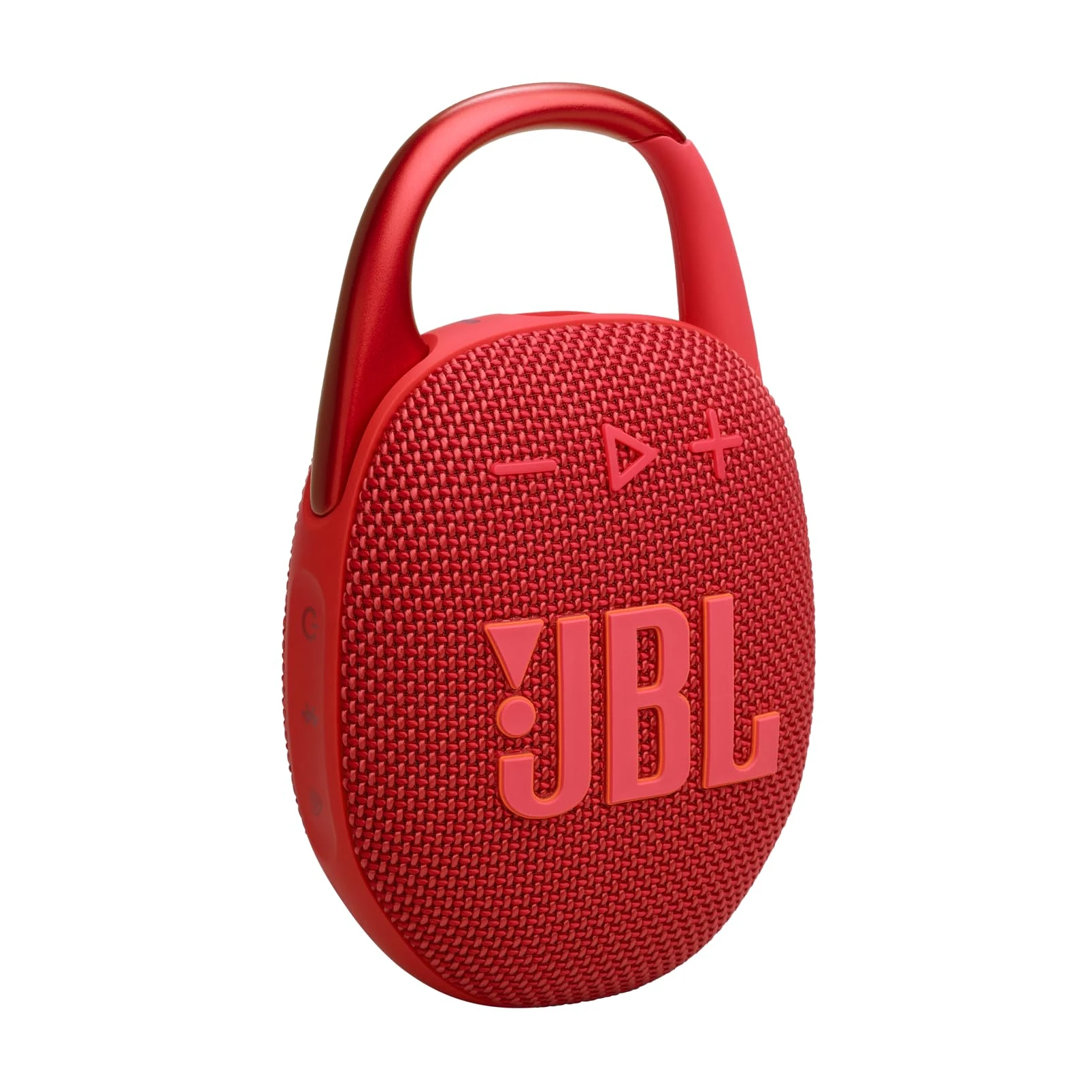 JBL Clip 5 Ultra-Portable Bluetooth Speaker with Integrated Carabiner, Big JBL Pro Sound, PlaytimeBoost, Waterproof Design and 12-Hour Playtime, Red