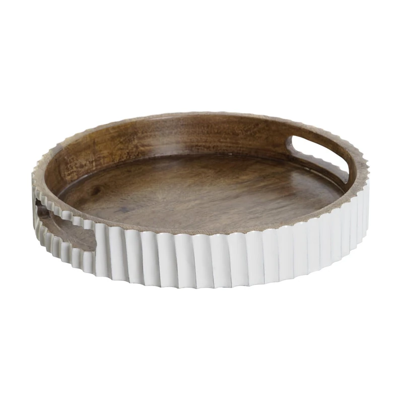 Bandeja Mango 30 x 30 x 5 cm White