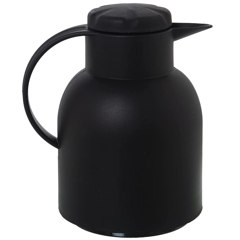 AlexandreHouse Jarra Thermo Black Polypropylene Vidrio 1L, Free of BPA_20 x 15 x 23 cm