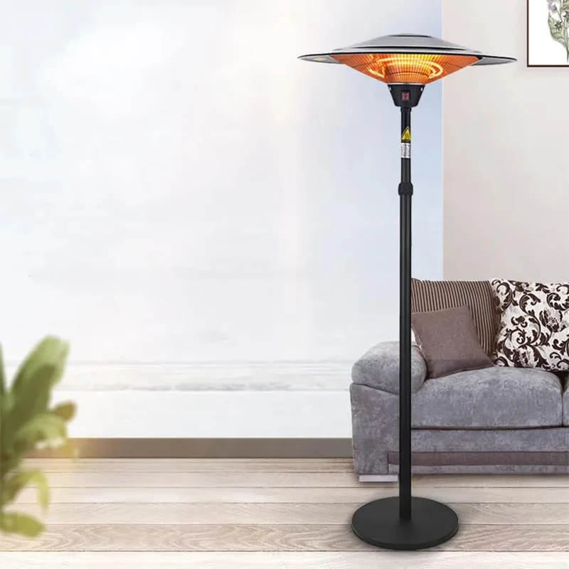 Standing stove, outdoor stove 21w 3 levels, black stove with foot