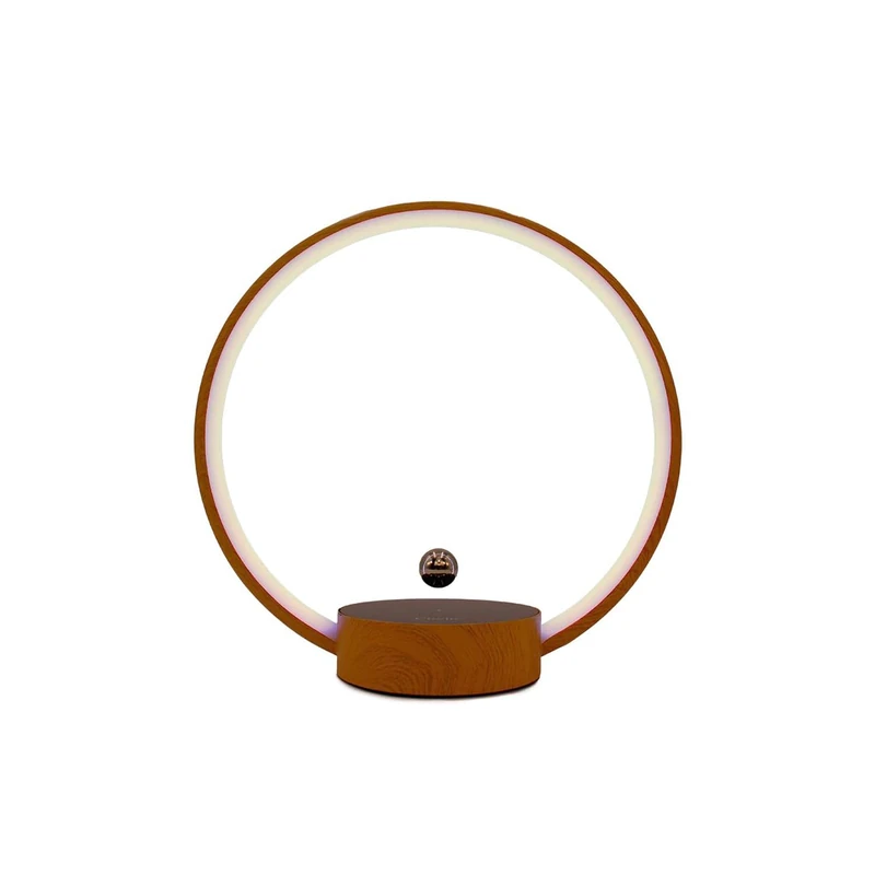 Levitantes Zen Circular Lamp – Magnetic levitation lamp That generates Relaxing Effect Thanks to its Tone of Light and levitation. Ideal as a Gift, Ideal for Decorating Elegant Spaces. - Image 1