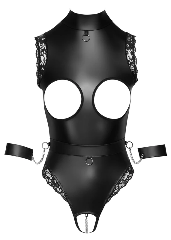 Cottelli Bondage Women Crotchless Body Black XL