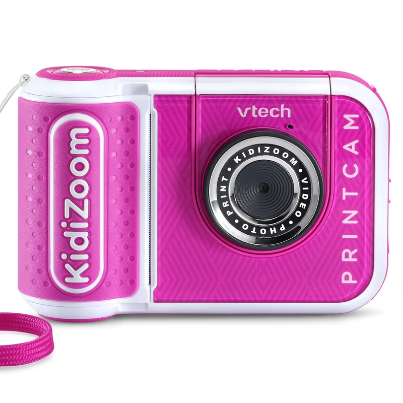 Vtech KidiZoom Print Cam Pink - Instant Children's Camera with Print Function, Selfie and Video Function, Effects, Games and Much More, for Children from 4 to 12 Years