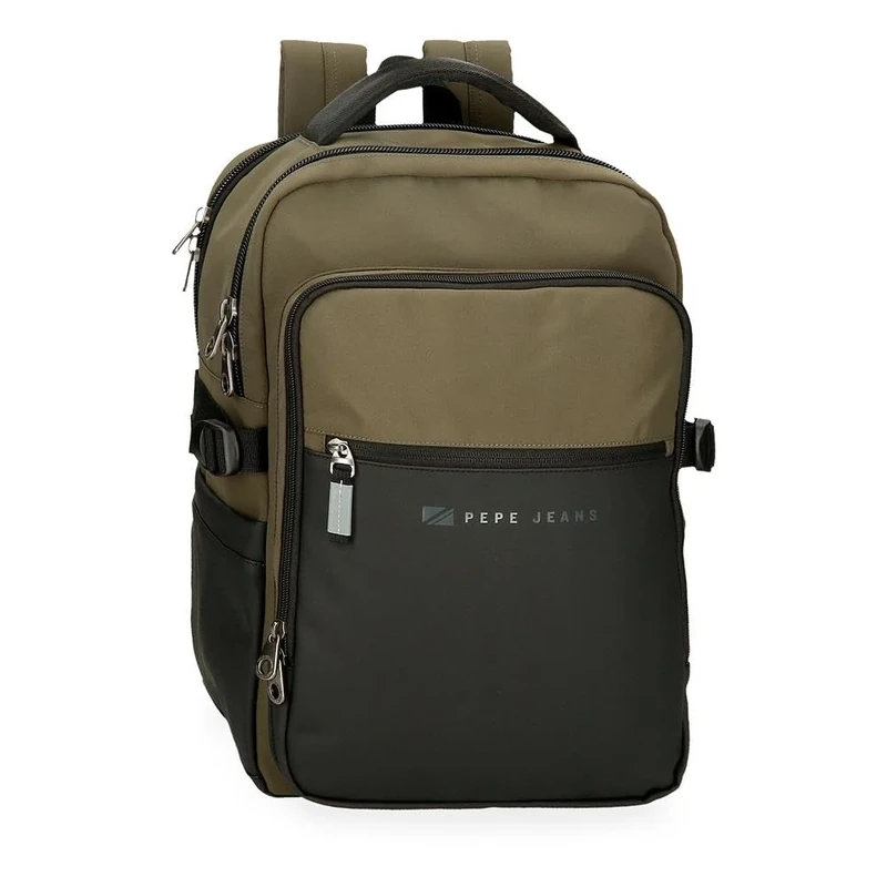 Pepe Jeans Jarvis Adaptable Laptop Backpack, dark green, Backpack PC 15.6