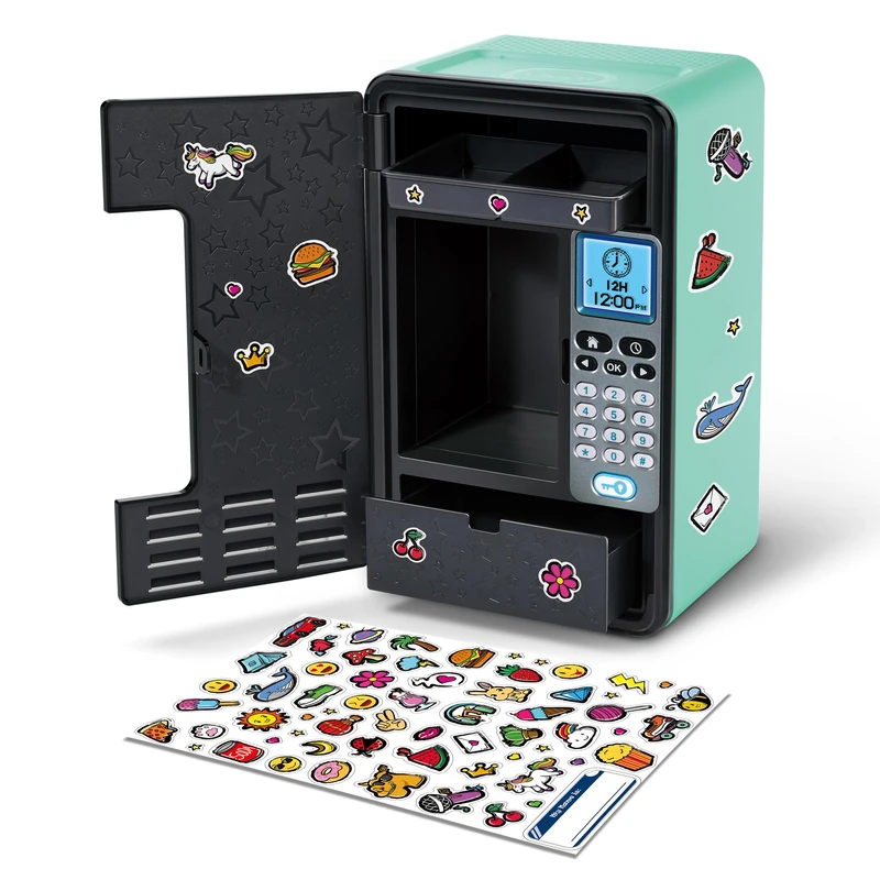 Vtech Kidisecrets Dream Safe - Safe with Number Code for Storing Secrets - With Games, Music and Stickers - For Children from 6-12 Years, Black - German Version/German Version