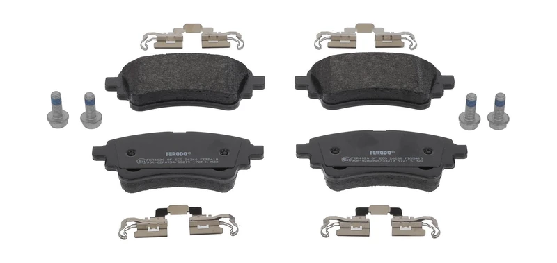 FERODO Brake Pads | FDB5410 | OE-Matching Quality | Eco-Friction Fuse+ Technology | Pack of 4