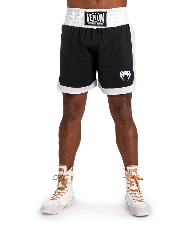 Venum Men's Classic Boxing Shorts Black/White