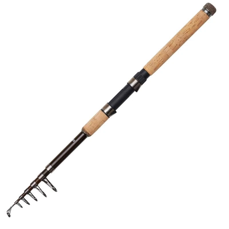DAM BACKBONE II TELE, Fishing Rods, Spinning Rods, All round Fishing, Unisex, Black, 2.40m | 50-100g - Image 1