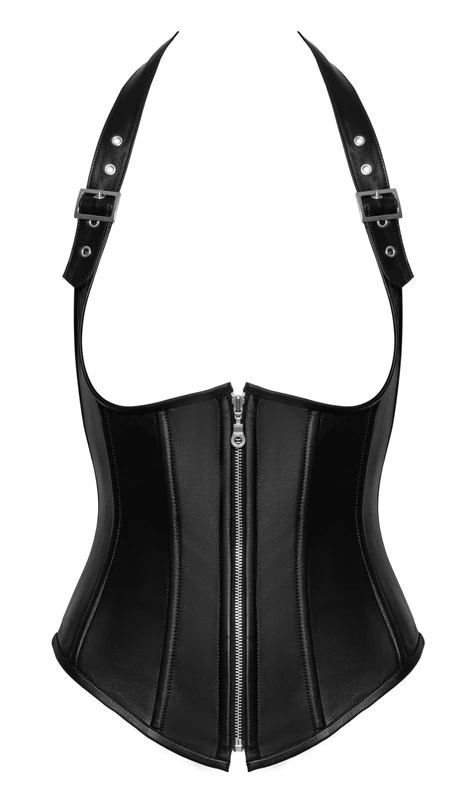 Zado Women's Leather Corset Black XL