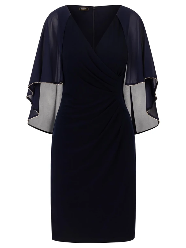 ApartFashion Women's Apart Cocktail Dress, Midnight Blue, 16