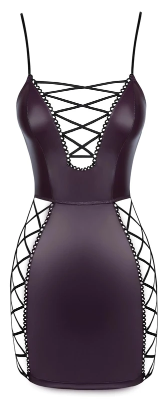 Cottelli Party Women's Dress Lacing Purple S