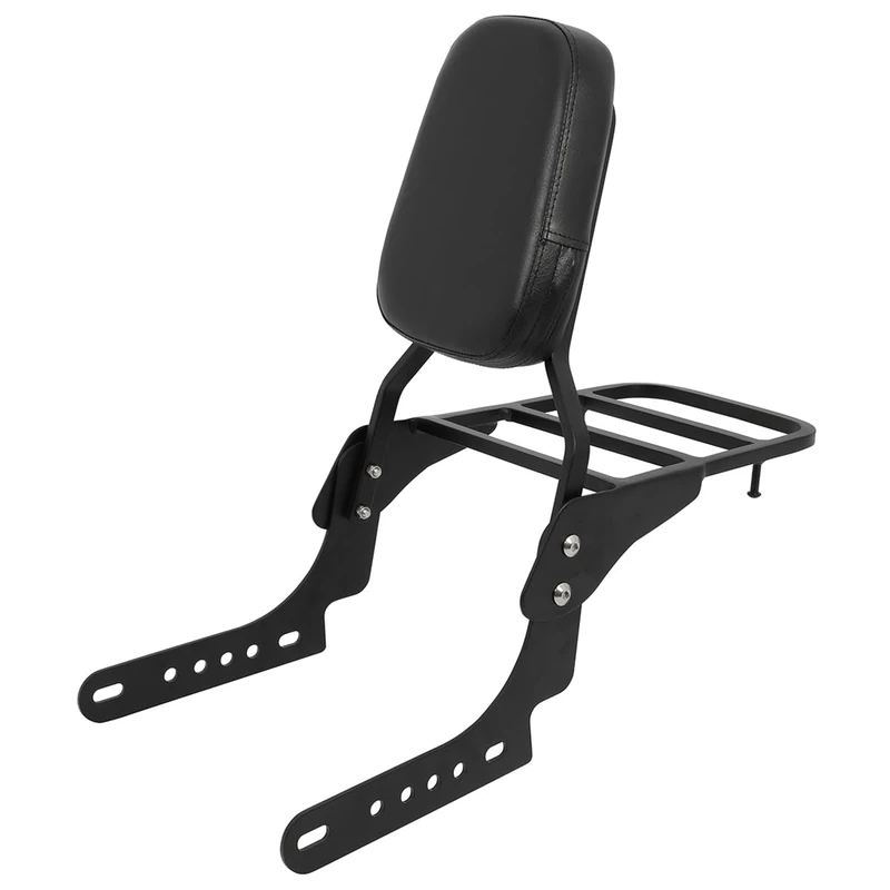Motaux Passenger Sissy Bar with Luggage Rack Backrest Fit for Harley Nightster RH975 Special RH975S 2022 2023 2024 2025, Black