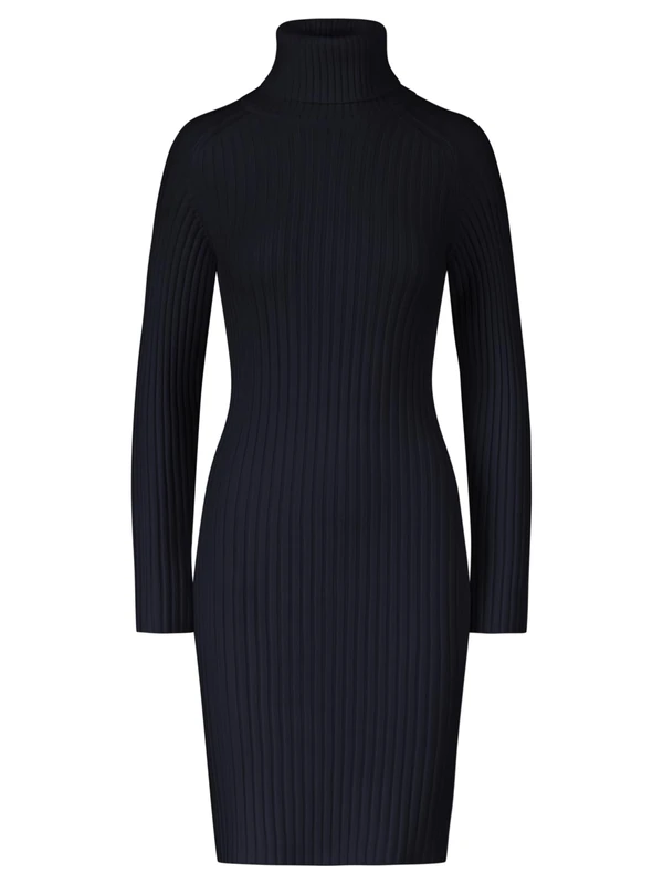 ApartFashion Women's Apart Knit Dress Casual, Midnight Blue, 14