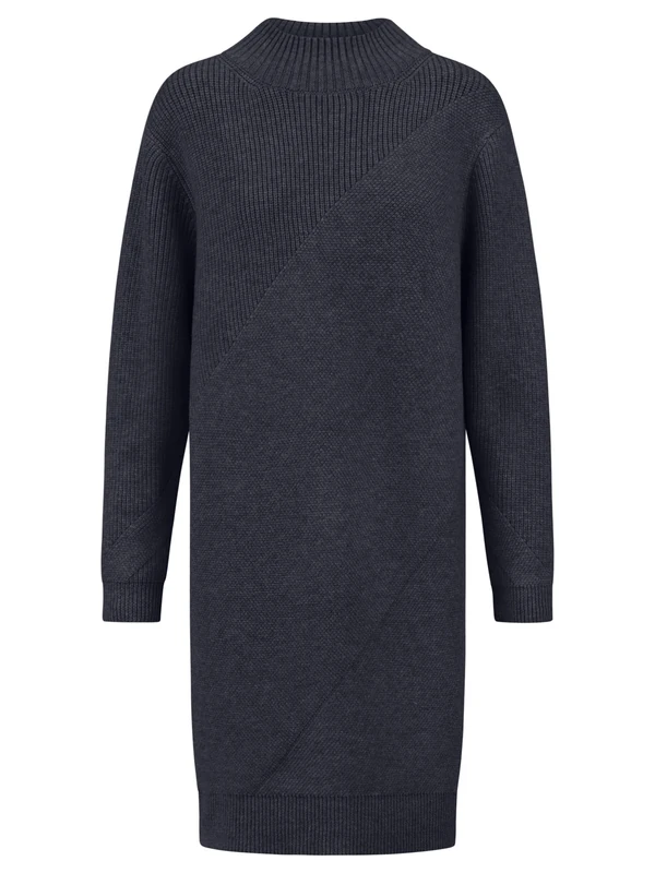 ApartFashion Women's Apart Oversized Knit Dress Casual, Midnight Blue, 8