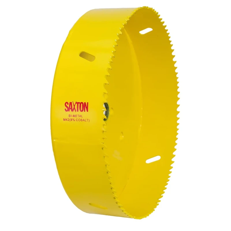 Saxton HSS Hole Saw Cutter M42 Bi-Metal 8% Cobalt Heavy Duty (14mm – 230mm) (165mm)