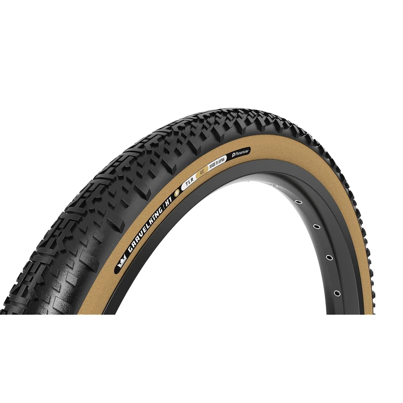 Panaracer Gravelking X1 R-Line TLR Tubeless - Race-Level Folding Gravel Bike Tyre 700c | ZSG Compound & TuffTex-R Casing | Lightweight, Smooth Rolling Performance for Gravel Bikes | 700x40c Tyres