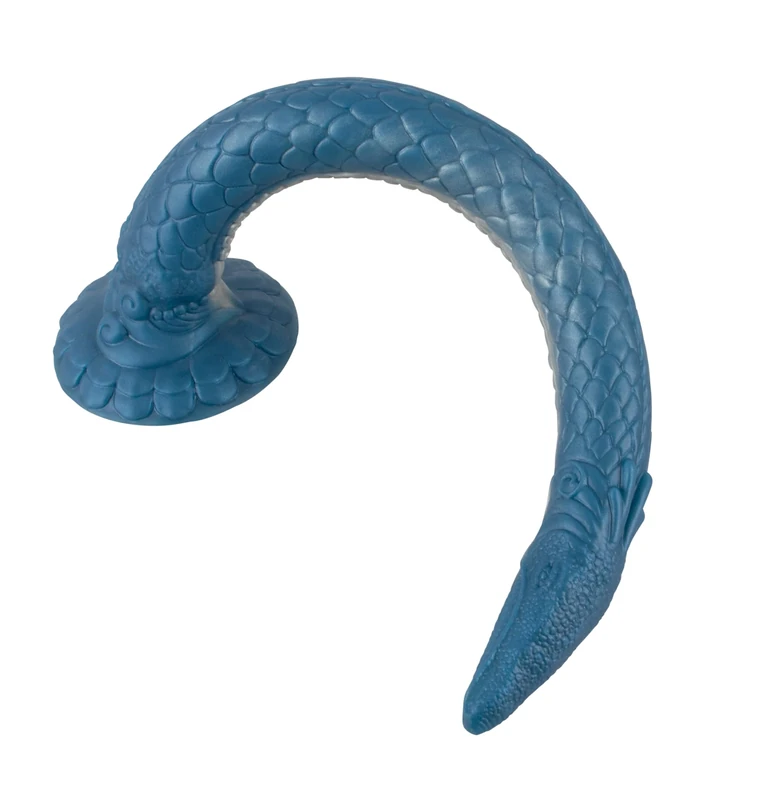 Beasty Cocks Super Long Monster Dildo Blue/Gray 46 cm