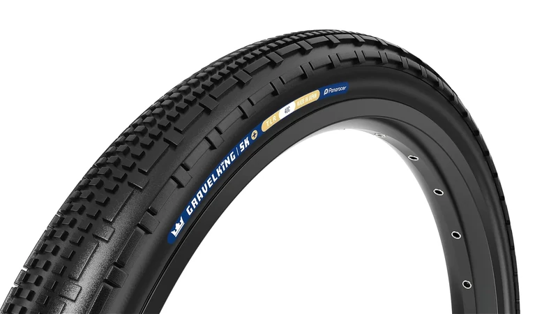 Panaracer Gravelking SK Plus TLR Tubeless Ready Folding Tyre - ZSG Gravel Compound -Puncture Resistant - Beadlock Technology - 120Tpi TuffTex+ Double Layer Casing - Gravel Cycling Tyre