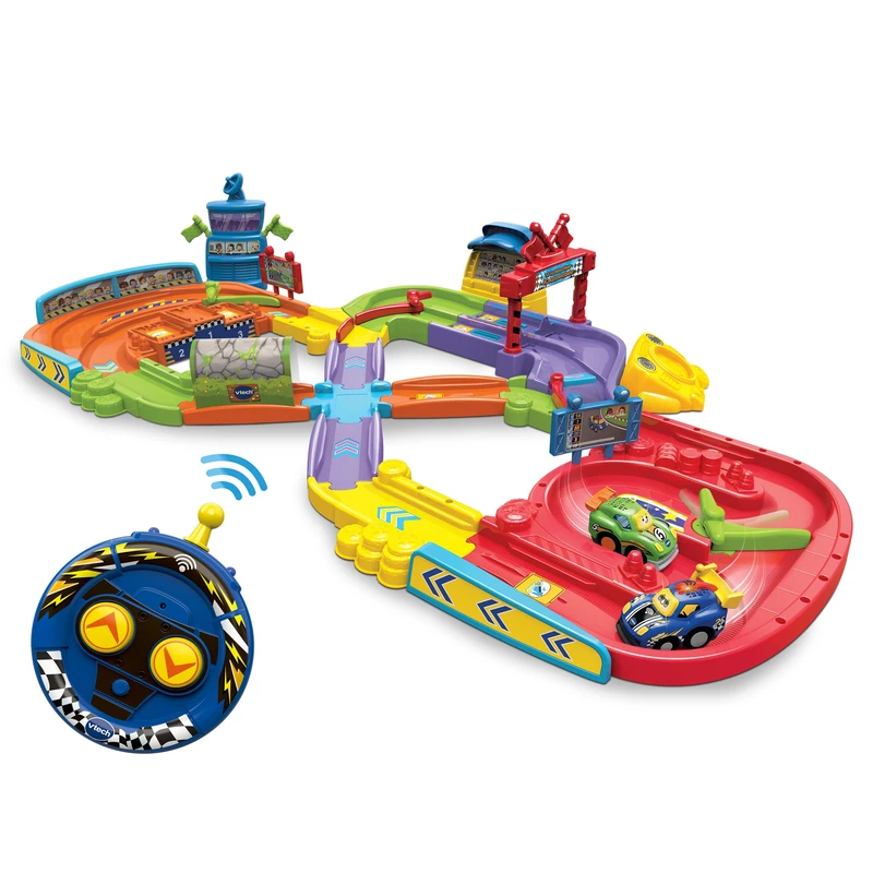 VTech Baby TUT TUT Baby Speedster - RC Car Racing Track - Interactive Playset with Racing Car, Music, Exciting Phrases and Sounds - For Children Aged 1-5 Years