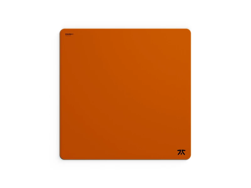 Fnatic MAX Dash XL Pro Gaming Mouse Mat, Sunset Orange Textured Cloth Speed Surface, Water Resistant Coating, for Esports with Non-Slip Poron Foam Base and Micro-Knit Stitched Edges (480 x 480 x 6 mm)