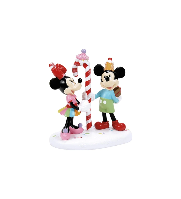 Disney Village By D56 Mickey Minnie Treat Figurine