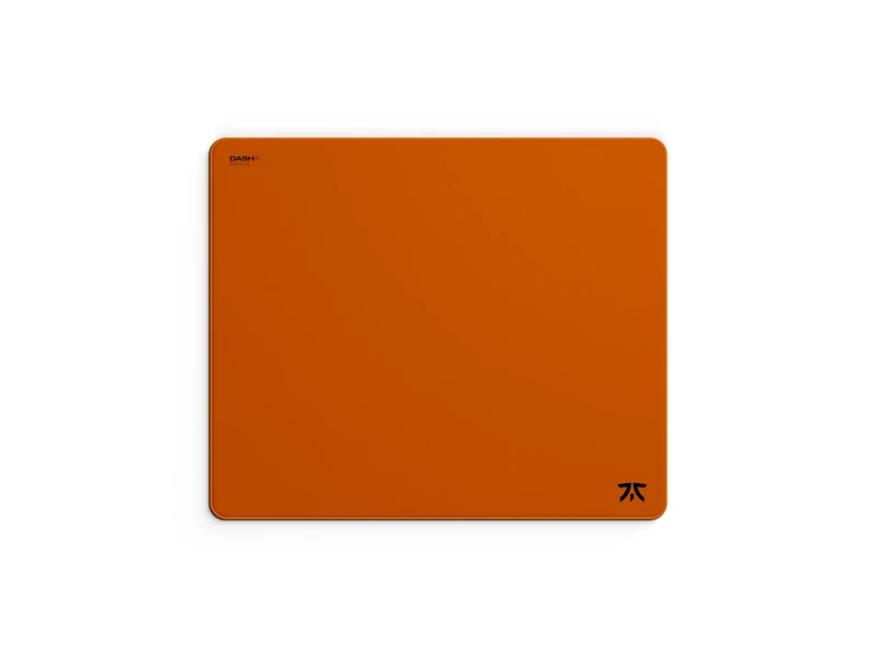 Fnatic MAX Dash L Pro Gaming Mouse Mat, Sunset Orange Textured Cloth Speed Surface, Water Resistant Coating, for Esports with Non-Slip Poron Foam Base and Micro-Knit Stitched Edges (480 x 400 x 6 mm) - Image 1
