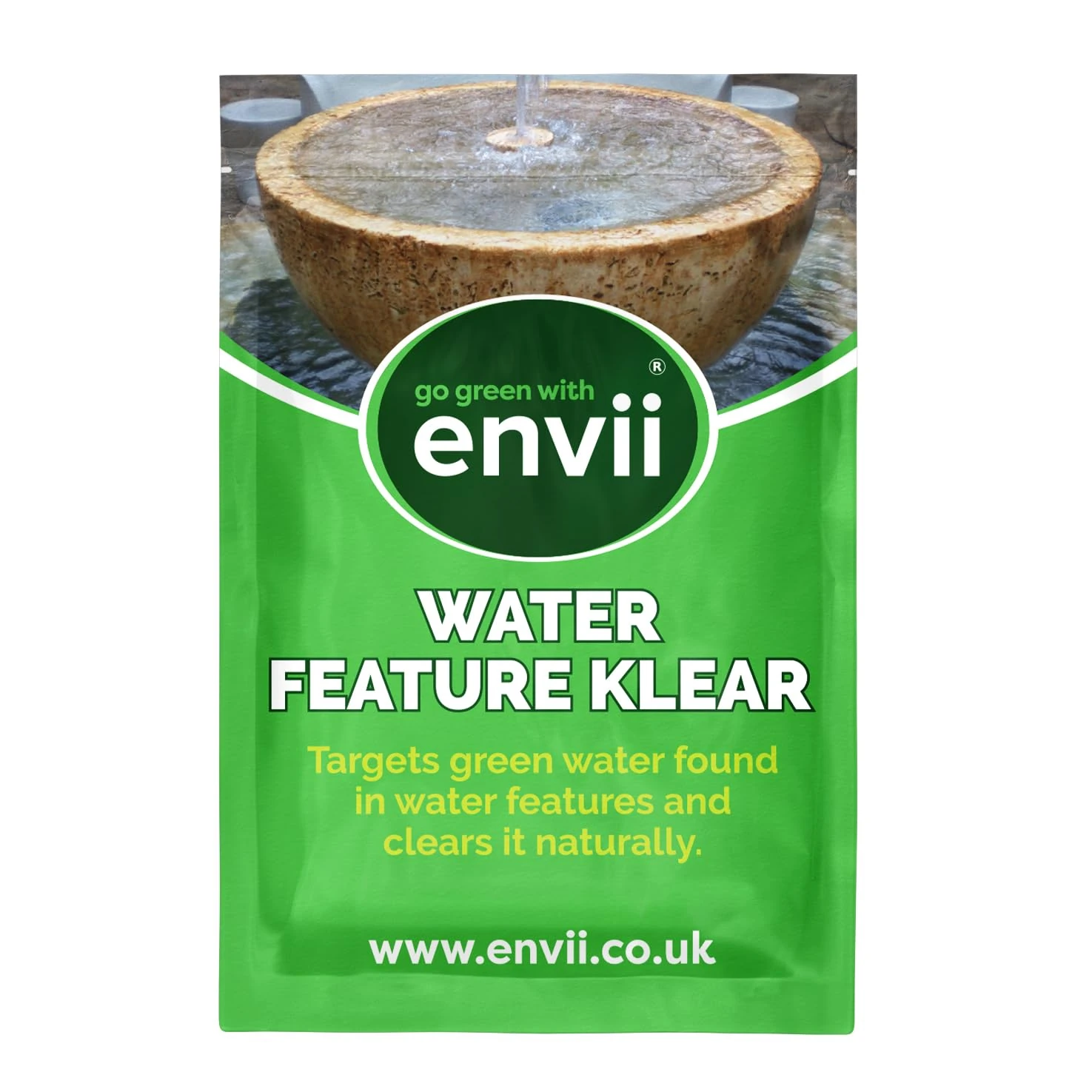 Envii Water Feature Klear – Natural Water Feature Cleaner, Chemical Free Treatment Safe for Wildlife & Pets – 40 Tablets Treat 4,000 Litres