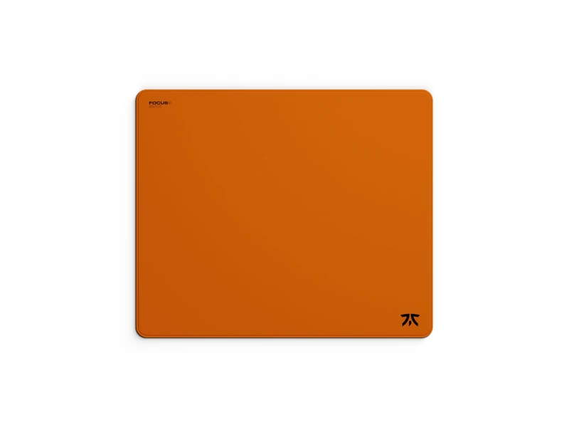 Fnatic MAX Focus 3 L Pro Gaming Mouse Mat, Sunrise Orange Smooth Cloth Control Surface, Water Resistant Coating, for Esports with Non-Slip Poron Foam Base and Micro-Knit Stitched Edges (480x400x6mm)
