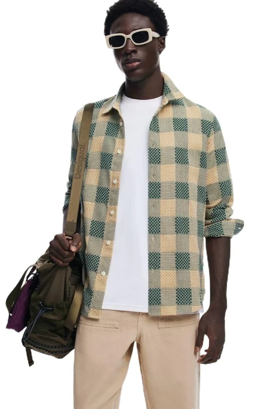 Desigual Man Template 1 Colour New, 8019 OCRE, M, Yellow, M