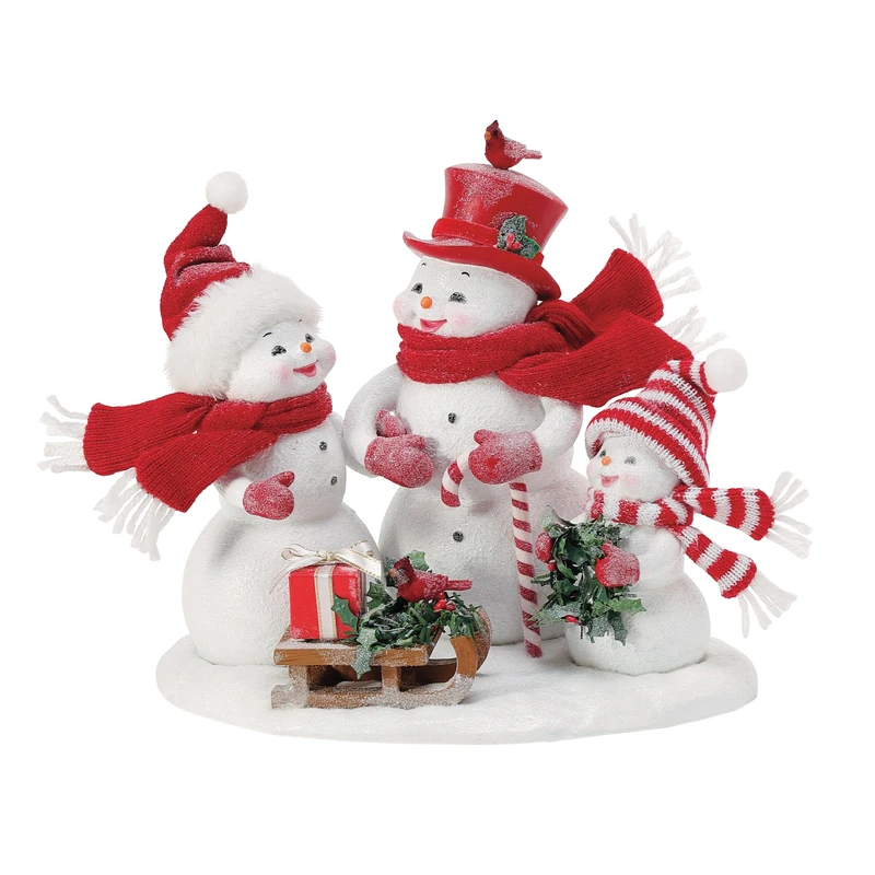 Department 56 Possible Dreams Accessories Snowman Family Figurine, 9 Inch, Multicolor