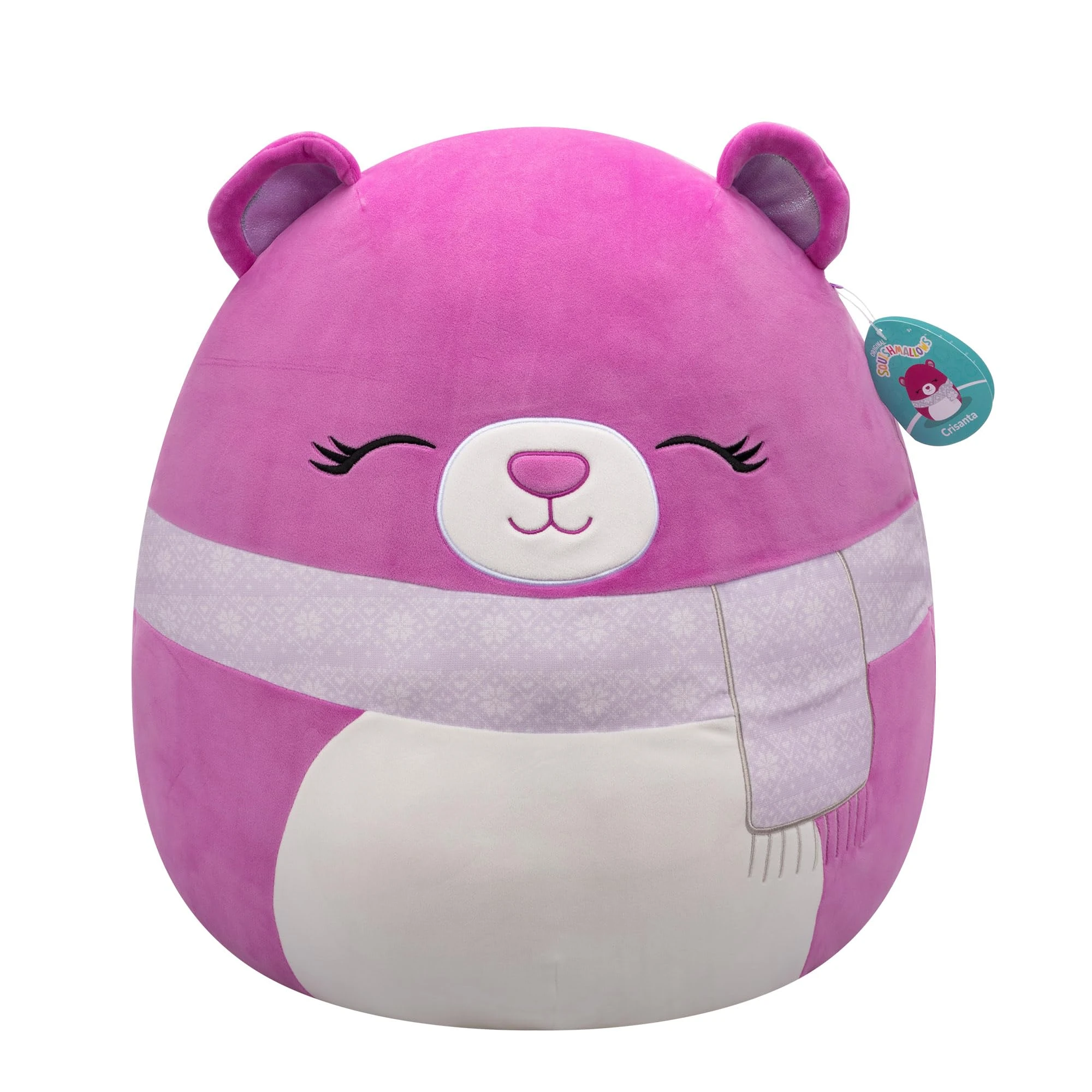 Squishmallows Original 20 Inch - Crisanta the Purple Bear Extra-Large-Sized Ultrasoft Official Plush